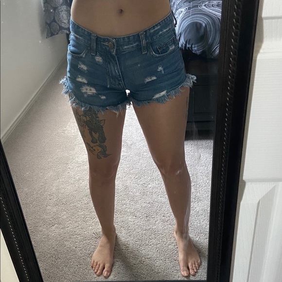 Free People Jean Shorts - Picture 2 of 9